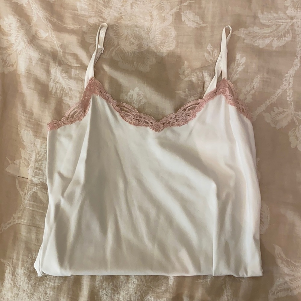 Only Hearts white lace tank